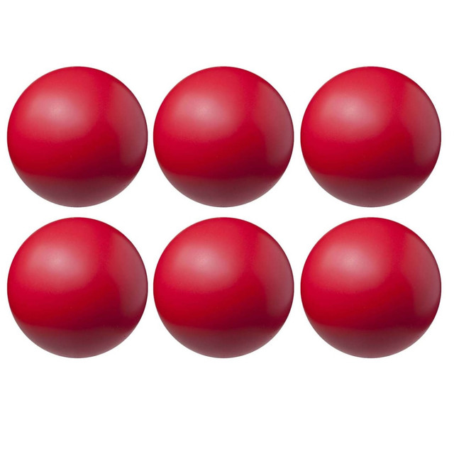 EDUCATORS RESOURCE CHSHD4-6 Champion Sports Coated High Density Foam Balls, 4in, Red, Pack Of 6 Balls