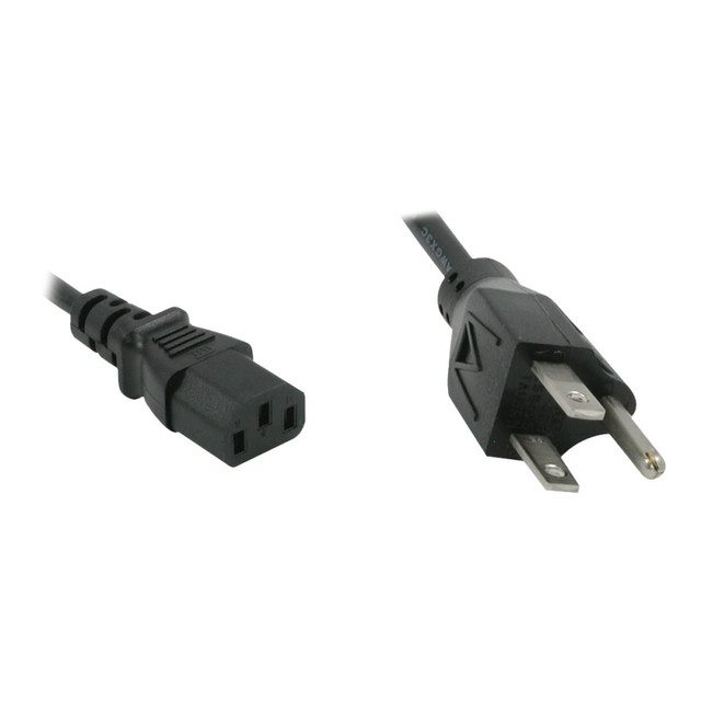 Replace your overused or misplaced power cable, or just get some extra cords for convenience. This universal power cord is designed to work with most PCs, monitors, scanners, printers and other devices that use the 3-pin shroud power connector. Plus this heavy duty 18 AWG cord features a fully molded design for maximum durability and long life. The female connector plugs directly into the device while the male connector plugs into a standard outlet.