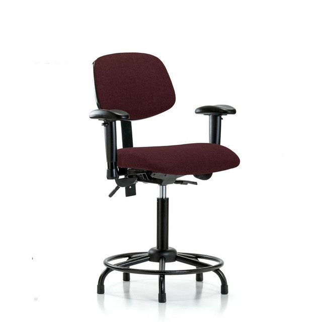 Blue Ridge Ergonomics MSC42802 Task Chair: Olefin, Burgundy