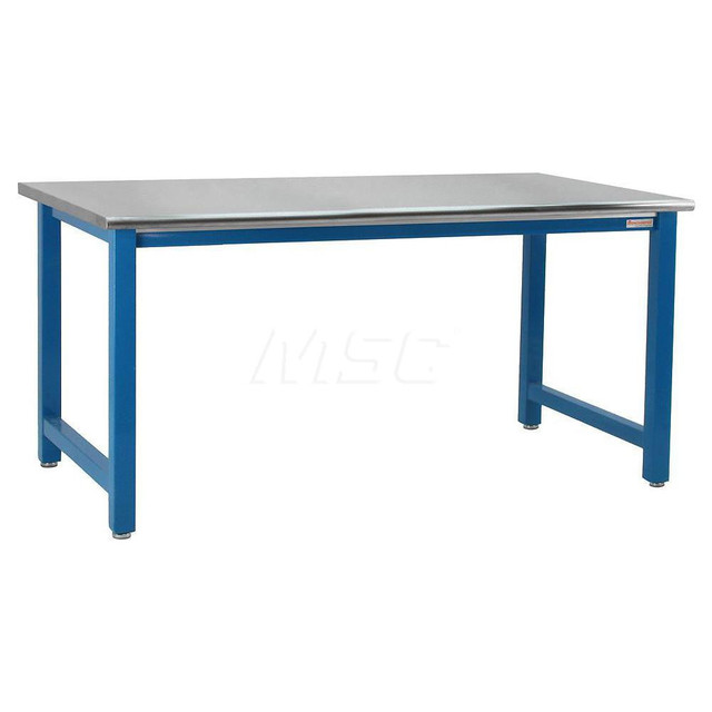 BenchPro KNR3072+LP-LBFR Stationary Work Bench: 72" Wide, 30" Deep, 36" High