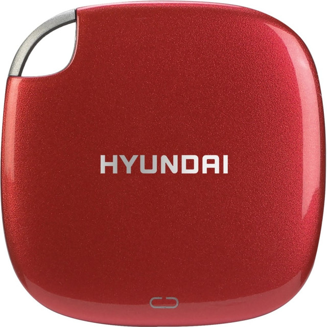 IBRIDGE MANUFACTURING INC Hyundai HTESD250R  256GB Portable External Solid State Drive, HTESD250R, Candy Apple Red