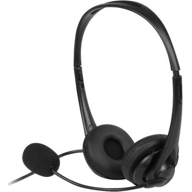 ALURATEK, INC. AWHU01FJ Aluratek Wired USB Stereo Headset with Noise Reducing Boom Mic and In-Line Controls - Stereo - USB Type A - Wired - Over-the-head - Binaural - Noise Reduction Microphone - Black ALURATEK, INC. AWHU01FJ Aluratek Wired USB Stereo Headset with Noise Reducing Boom Mic and In-Line Controls - Stereo - USB Type A - Wired - Over-the-head - Binaural - Noise Reduction Microphone - Black