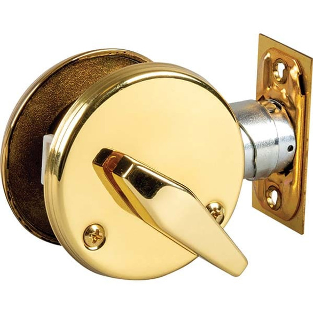 Falcon D111P 626 Deadbolts; Deadbolt Type: Deadlocking Latch ; Lock Type: Single Cylinder ; Finish: Satin Chrome ; Hand Orientation: Non-Handed ; Lockset Grade: Grade 1