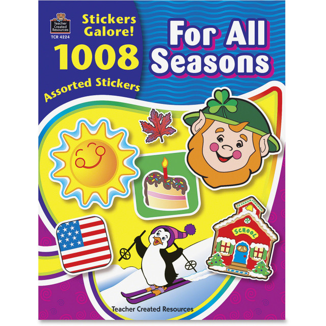 Teacher Created Resources 4224 Teacher Created Resources For All Seasons Sticker Book Teacher Created Resources 4224 Teacher Created Resources For All Seasons Sticker Book