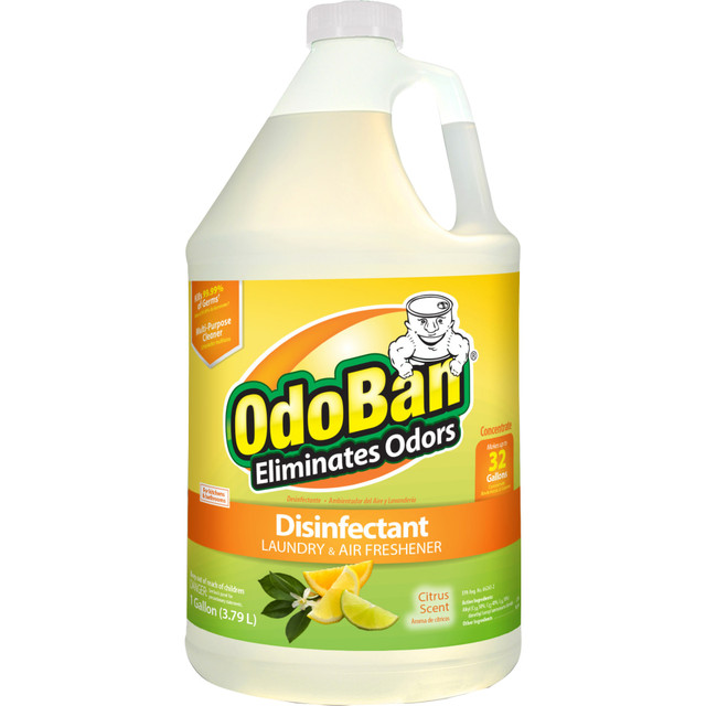 CLEAN CONTROL CORPORATION 911661-G4 OdoBan Odor Eliminator Disinfectant Concentrate, Citrus Scent, 128 Oz Bottle