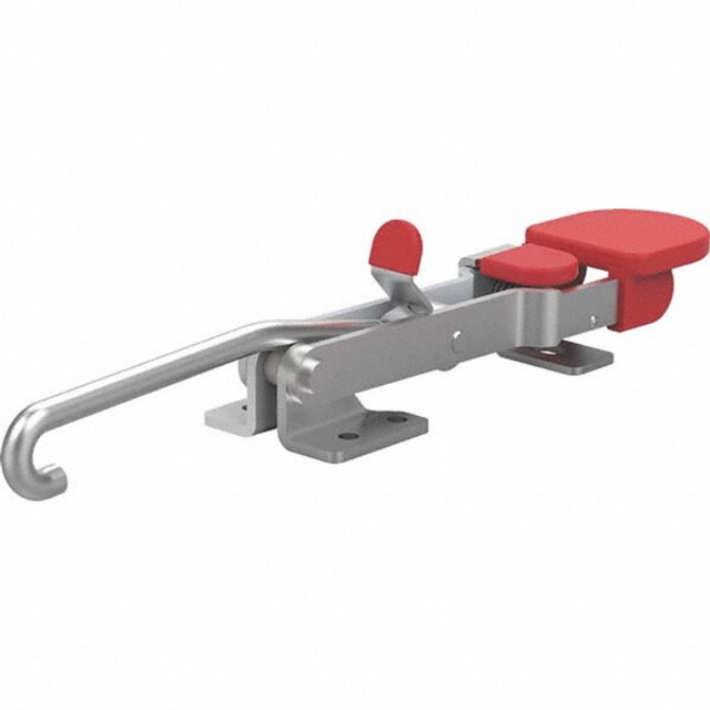 De-Sta-Co 351-RSS-M-50 Pull-Action Latch Clamp: Horizontal, 375 lb, J-Hook, Flanged Base