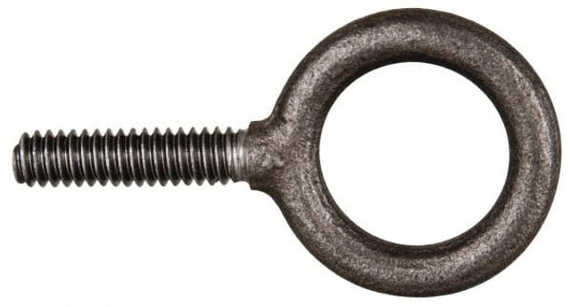 Gibraltar P14712GB Fixed Lifting Eye Bolt: With Shoulder, 11,800 lb Capacity, 1-1/8-7 Thread, Grade 1030 Steel