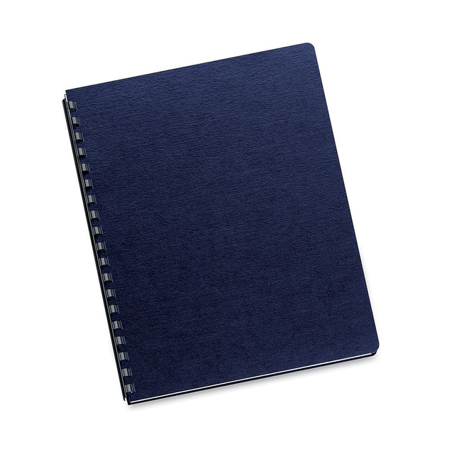 FELLOWES INC. 52113 Fellowes Linen Presentation Covers,11-1/4inx8-3/4in,200/PK,Navy