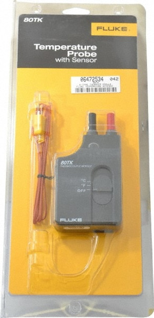 Fluke 80TK K-Type Thermocouple Probe Module