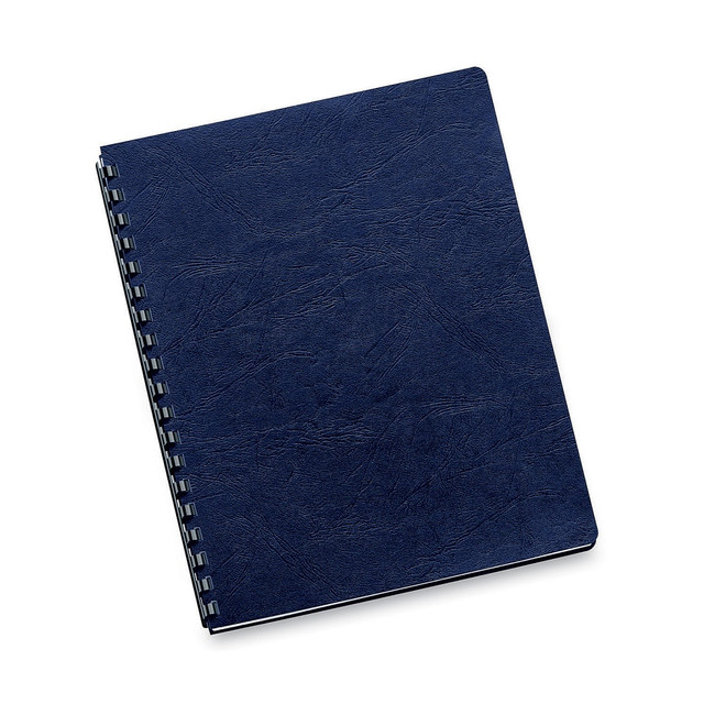 FELLOWES INC. 52145 Fellowes Executive Presentation Covers, 8 3/4in x 11 1/4in, Navy, Pack Of 50