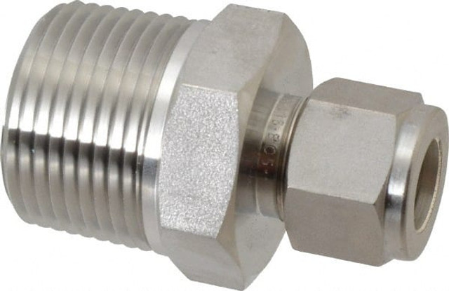 Ham-Let 3002014 Compression Tube Connector: 1" Thread, Compression x MNPT