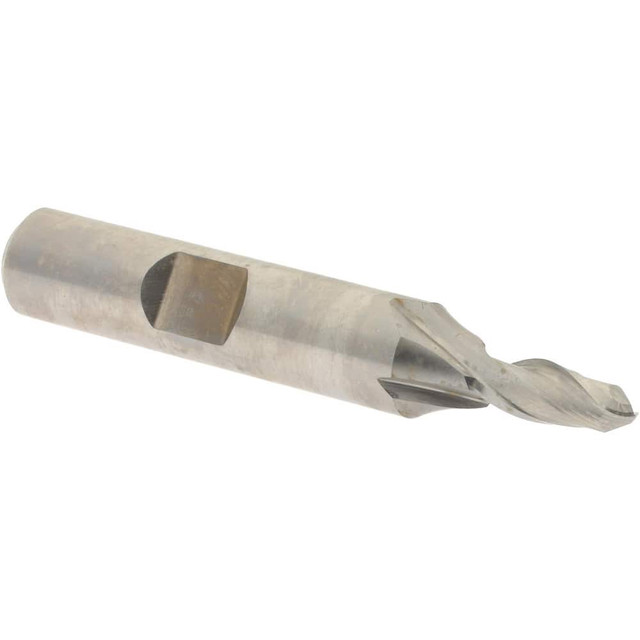 Hertel 12902 Ball End Mill: 0.1969" Dia, 0.5" LOC, 2 Flute, Cobalt