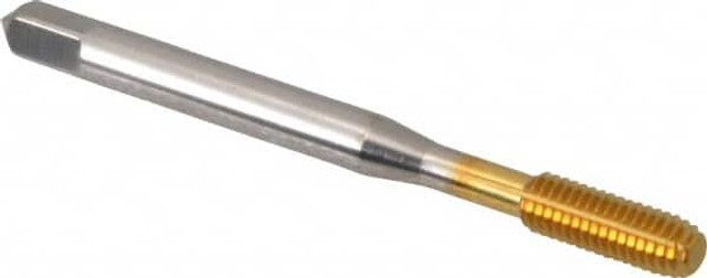 Balax 12187-01T Thread Forming Tap: #10-32 UNF, Bottoming, High Speed Steel, TiN Coated