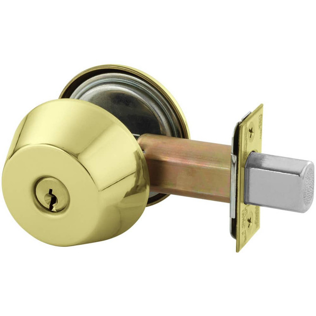 Corbin Russwin DL3217-605 Deadbolts; Deadbolt Type: Deadbolt ; Lock Type: Single Cylinder ; Key Type: Keyed Different ; Mount Type: Through Hole ; Material: Steel ; Minimum Door Thickness: 1.75in