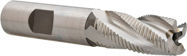 Hertel 44838787 Roughing End Mill: 5/8" Dia, 4 Flutes, Single End, Cobalt