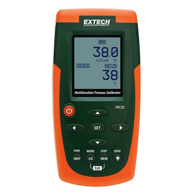 Extech PRC30 Thermocouple & RTD Calibrators; Calibrator Type: RTD Calibrator ; Measurement Functions: Temperature ; Accuracy: 10.01%; 10.05% ; Battery Size: AA ; Batteries Included: Yes ; Number Of Batteries: 6