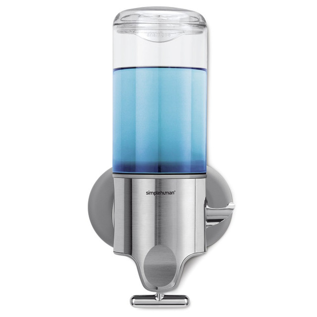 SIMPLEHUMAN LLC BT1034 simplehuman Single Wall Mount Soap Pump, 15 Oz, Stainless Steel