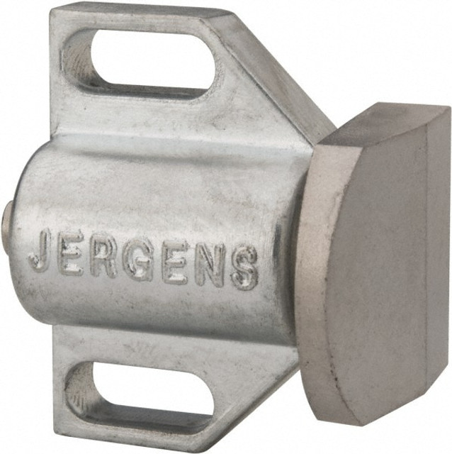 Jergens 36111 1-1/2" Body Width x 1" Body Len, 3/16" Stroke Len, 1-1/8" Btw Mt Hole Ctrs, Tangless Square Spring Locating Stop