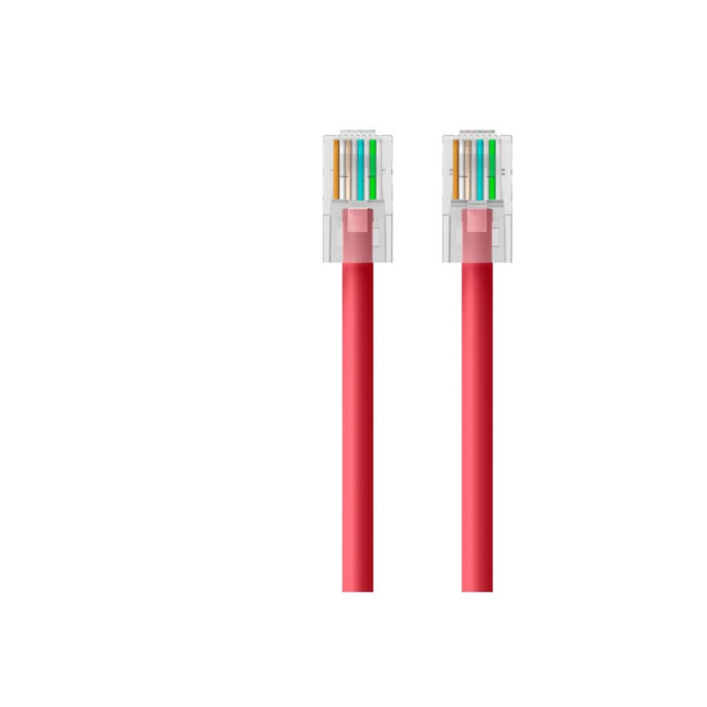 BELKIN, INC. Belkin A3L980-15-RED  High Performance - Patch cable - RJ-45 (M) to RJ-45 (M) - 15 ft - CAT 6 - red