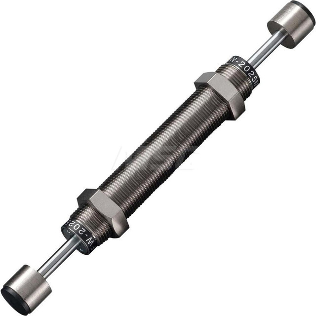 Bansbach, EasyLift FW-2025M-S Standard-Duty Shock Absorber: 6 mm Rod Dia, 27.7 mm OD, 25 mm Stroke, M25 x 1.5 Thread