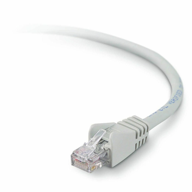 BELKIN, INC. A3L980-10 Belkin High Performance Cat. 6 UTP Network Patch Cable - RJ-45 Male - RJ-45 Male - 9.84ft - Gray BELKIN, INC. A3L980-10 Belkin High Performance Cat. 6 UTP Network Patch Cable - RJ-45 Male - RJ-45 Male - 9.84ft - Gray
