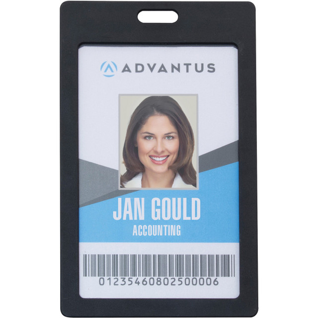 Advantus Corp Advantus 97068 Advantus Vertical Rigid ID Badge Holder