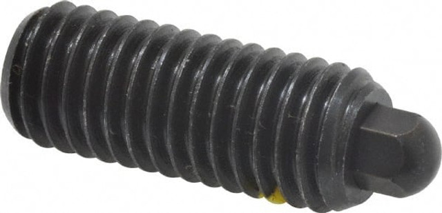 Vlier H60N Threaded Spring Plunger: 1/2-13, 1-1/4" Thread Length, 1/4" Projection