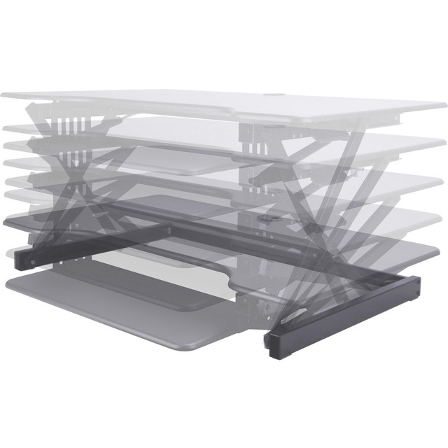 Lorell 99759 Lorell Deluxe Adjustable Desk Riser Lorell 99759 Lorell Deluxe Adjustable Desk Riser