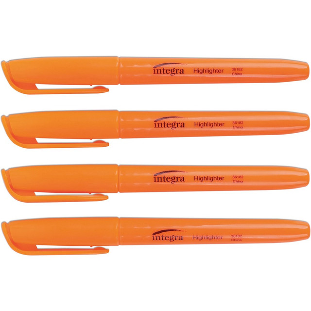 Integra 36182 Integra Pen Style Fluorescent Highlighters