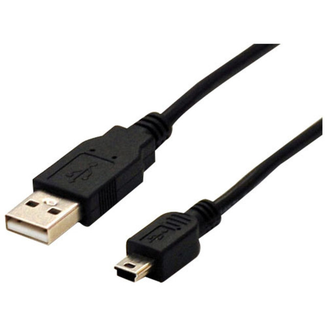 BYTECC, INC. Bytecc USB2-1MIN  - USB cable - mini-USB Type B (M) to USB (M) - USB 2.0 - 1 ft - black