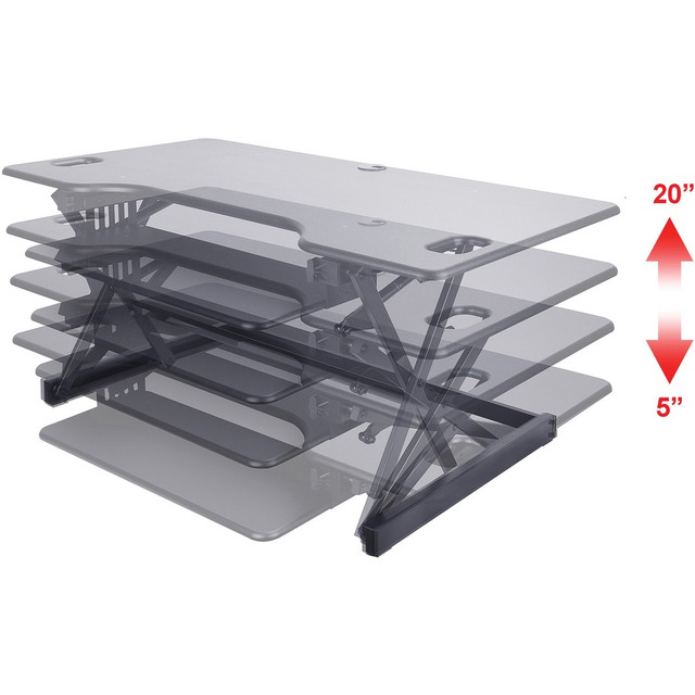 Lorell 82013 Lorell XL Adjustable Desk/Monitor Riser Lorell 82013 Lorell XL Adjustable Desk/Monitor Riser