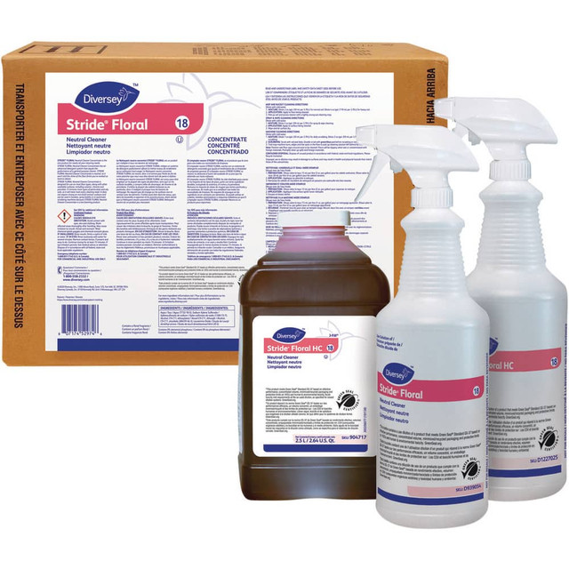 Diversey DVS101109758 Floor Cleaners, Strippers & Sealers; Product Type: Neutral Cleaner ; Container Type: Box ; Container Size (Gal.): 5.00