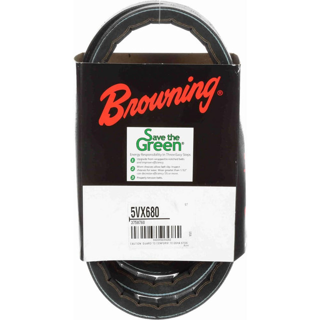 Browning 3758760 V-Belt: Section 5VX, 68" Outside Length, 5/8" Belt Width