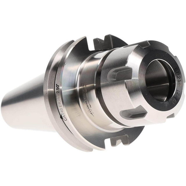 Accupro 775650 Collet Chuck: 0.039 to 0.629" Capacity, ER Collet, Taper Shank