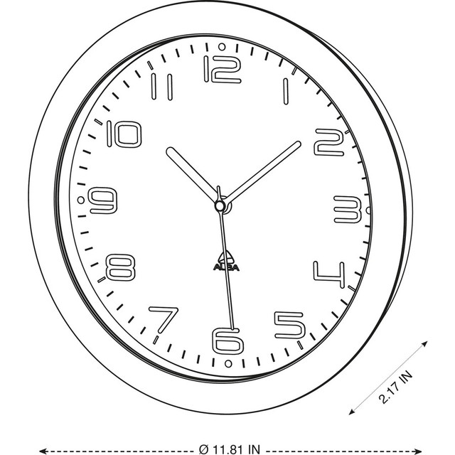 Alba, Inc Alba HORNEW N Alba Wall Clock