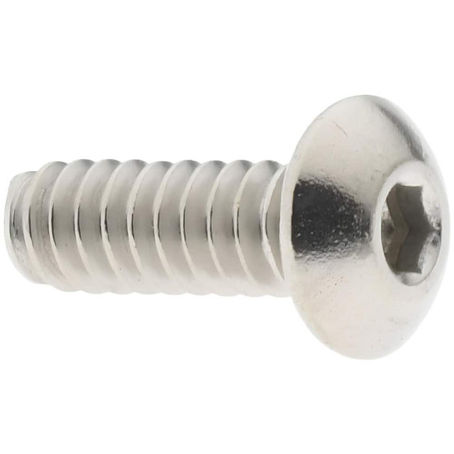 Value Collection 063023PR Button Socket Cap Screw: #6-32 x 3/8, Stainless Steel, Uncoated