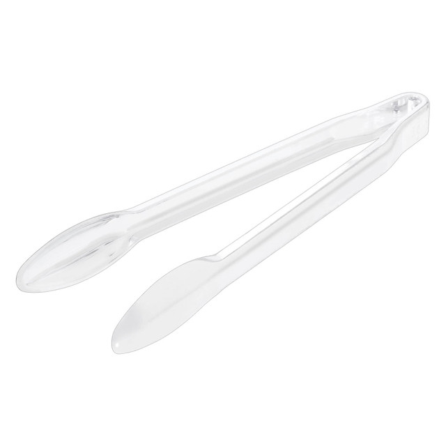 AMSCAN CO INC 437901.08 Amscan Plastic Salad Tongs, 1inH x 6inW x 12inD, White, Pack Of 6 Salad Tongs