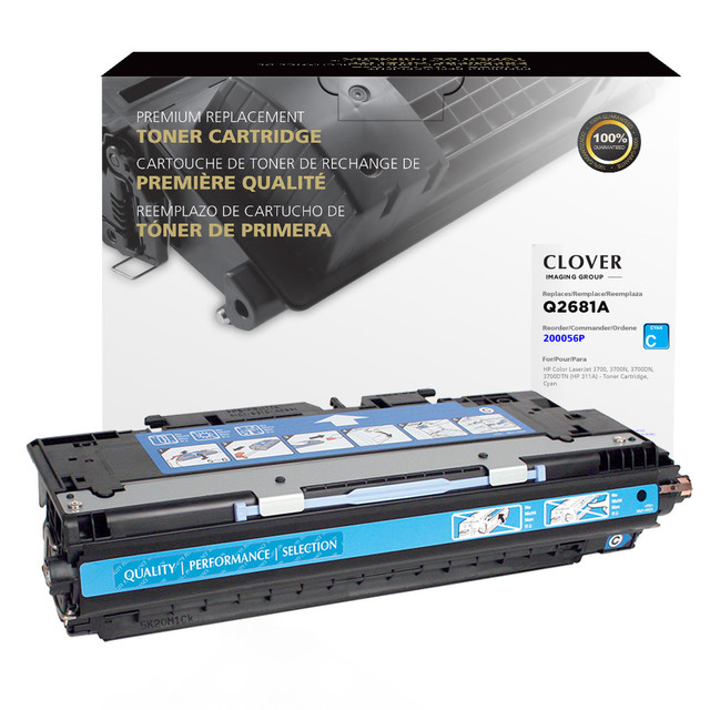 CLOVER TECHNOLOGIES GROUP, LLC 200056P Office Depot Remanufactured Cyan Toner Cartridge Replacement for HP 311A, OD311AC CLOVER TECHNOLOGIES GROUP, LLC 200056P Office Depot Remanufactured Cyan Toner Cartridge Replacement for HP 311A, OD311AC