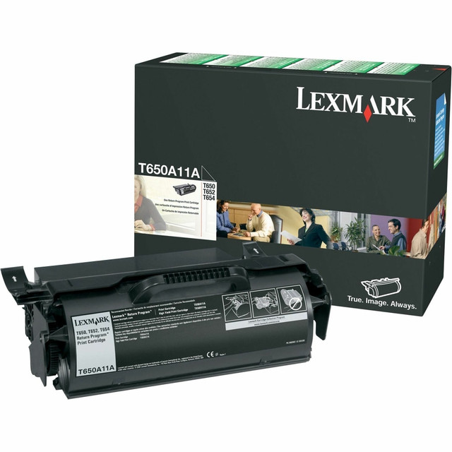 LEXMARK INTERNATIONAL, INC. T650A11A Lexmark T650A11A Black Return Program Toner Cartridge LEXMARK INTERNATIONAL, INC. T650A11A Lexmark T650A11A Black Return Program Toner Cartridge