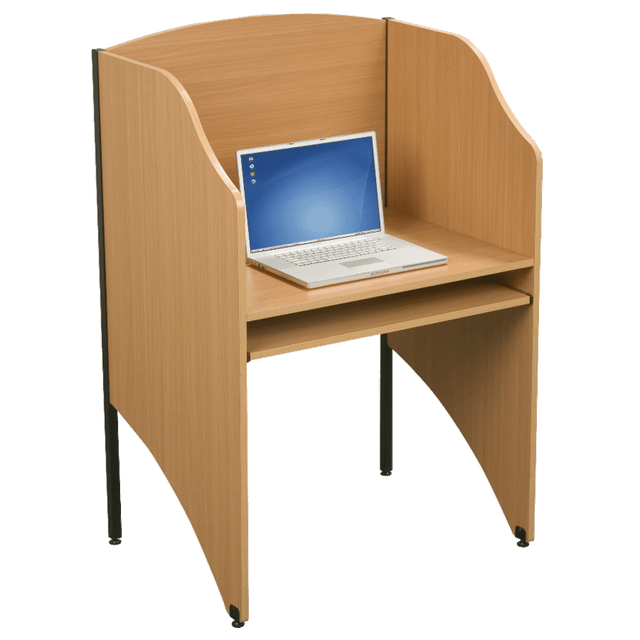 BALT/ BEST-RITE 89868 Balt Deluxe Floor Carrel, Black/Oak BALT/ BEST-RITE 89868 Balt Deluxe Floor Carrel, Black/Oak