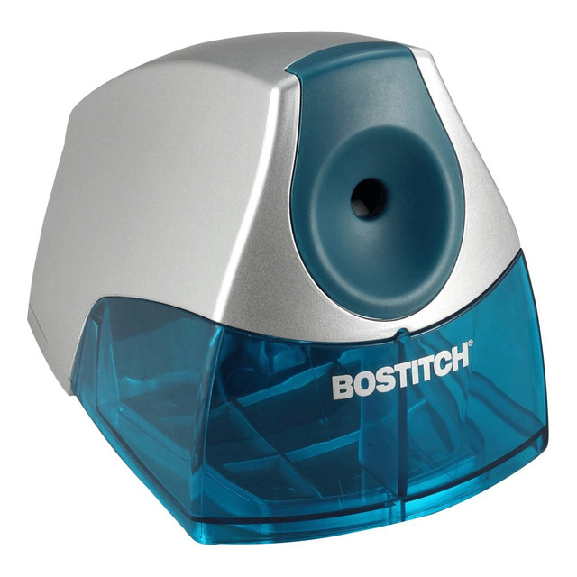 BLACK & DECKER/INDUS. CONST. EPS4-BLUE Stanley-Bostitch Personal Electric Desktop Pencil Sharpener, Blue/Silver
