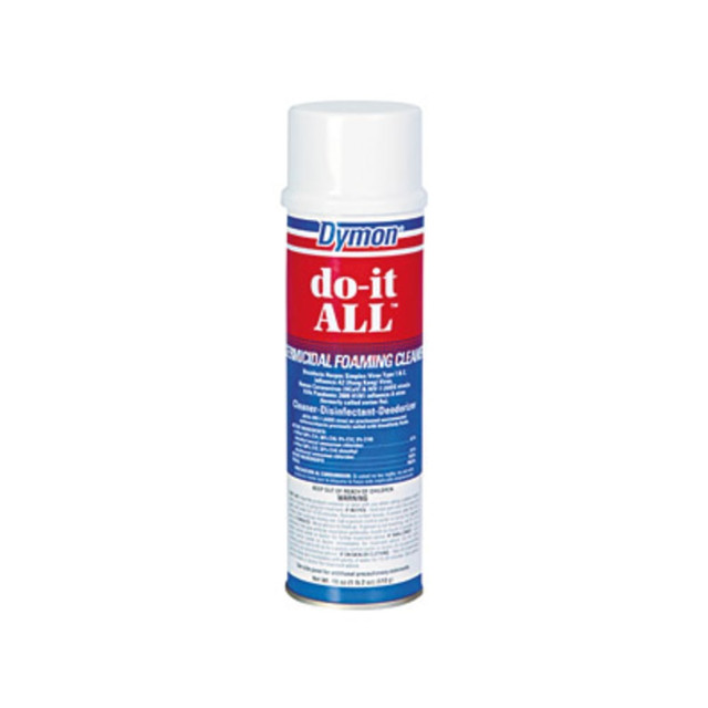 ITW DYMON 08020CT Dymon Do-It-All Foaming Germicidal Cleaner - For Multipurpose - 18 fl oz (0.6 quart) - Disinfectant, Deodorize, Odorless, Non-abrasive - White - 12 / Carton