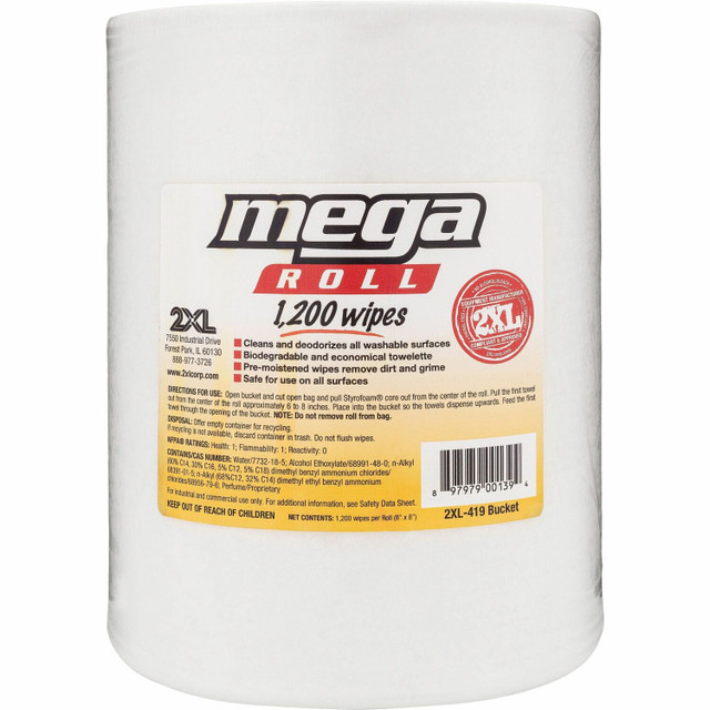 2XL Corporation 2XL L420 2XL Mega Roll Wipes Refill 2XL Corporation 2XL L420 2XL Mega Roll Wipes Refill