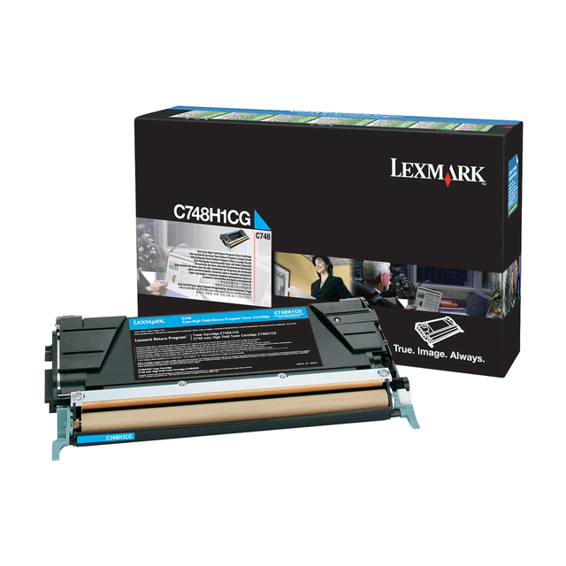 LEXMARK INTERNATIONAL, INC. C748H1CG Lexmark X748H1CG Cyan High Yield Toner Cartridge