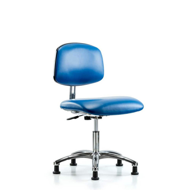 Blue Ridge Ergonomics MSC40422 Task Chair: ESD Vinyl, Blue