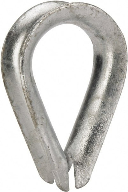 Value Collection 40430 Wire Rope Thimble Clip: 1/2" Rope Dia, Steel