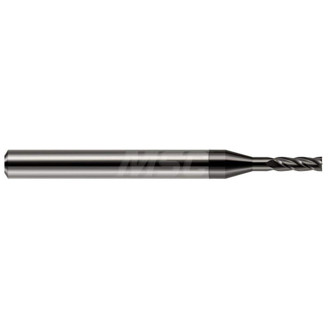 Harvey Tool 956908-C4 Square End Mill: 1/8" Dia, 3/8" LOC, 4 Flutes, Solid Carbide