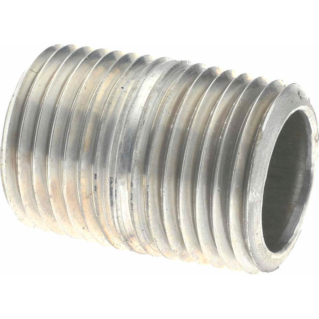 Merit Brass 8008-001 1/2 x 1-1/8" 6061 Aluminum Pipe Nipple