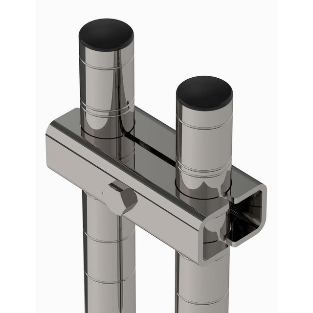 Metro SAPCLAMP Open Shelving Accessories & Components; Component Type: Post Clamp for Seismic Shelving ; For Use With: Metro Shelving ; Material: Stainless Steel ; Color: Silver ; Overall Length (Decimal Inch): 0.0000 ; Height (Decimal Inch): 1.12500