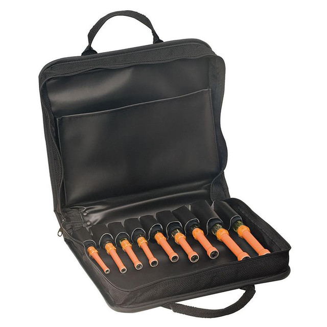 Klein Tools 33534 Protective Cases; Type: Driver Set ; Length Range: 20 in & Larger ; Foam Type: Liner ; Mobility: Mobile ; Locking Mechanism: Padlockable ; Color: Black